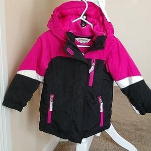 LL BEAN Toddler Girl 3 in 1 Jacket 2T